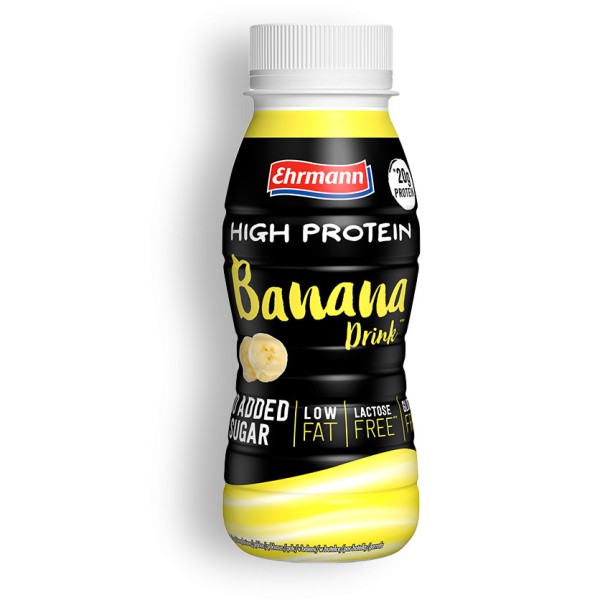 Ρόφημα Υψηλής Περιεκτικότητας σε Πρωτεΐνη Ehrmann με Γεύση Μπανάνα 250ml