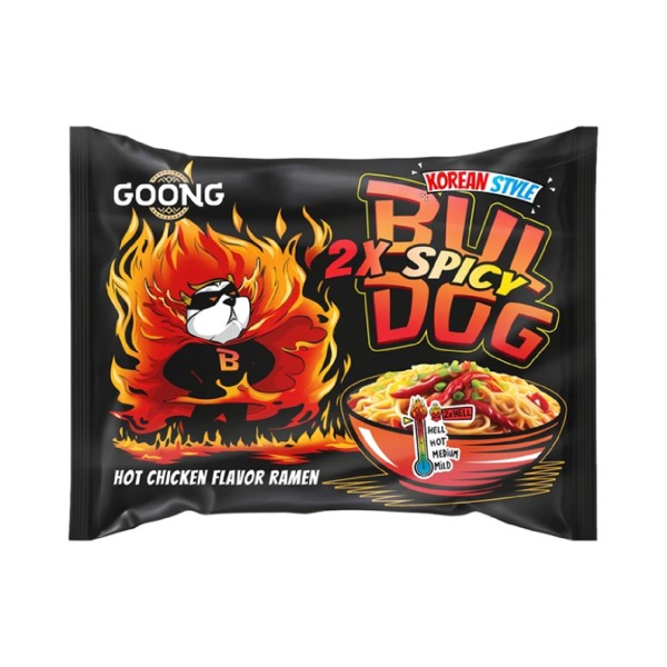 Goong 2xspicy Buldog Instant Noodle