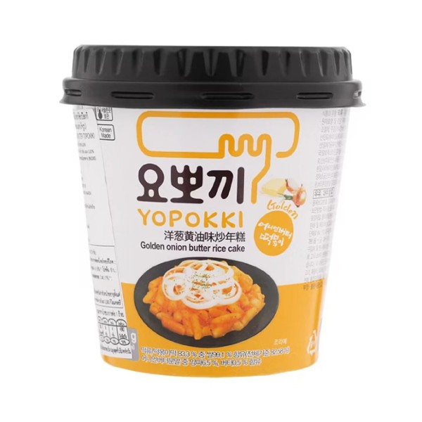 Yopokki Topokki Rice Cake Golden Onion Butter 