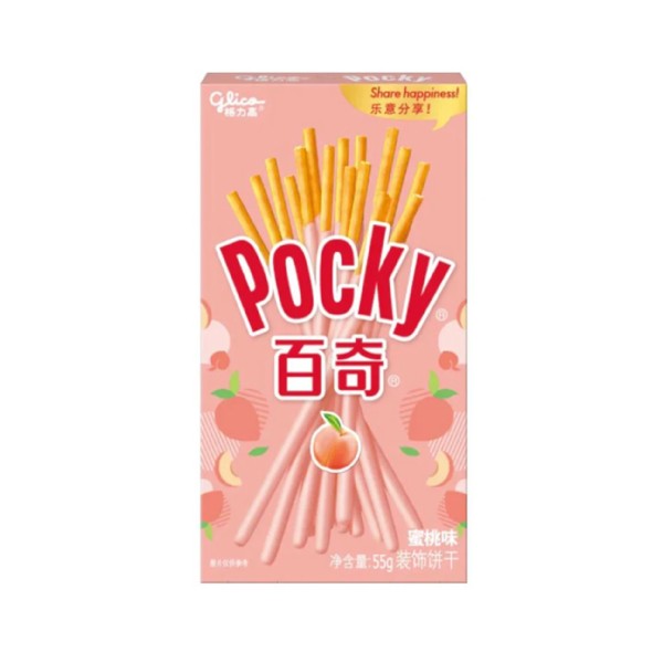 Pocky Peach Flavor Biscuit Stick