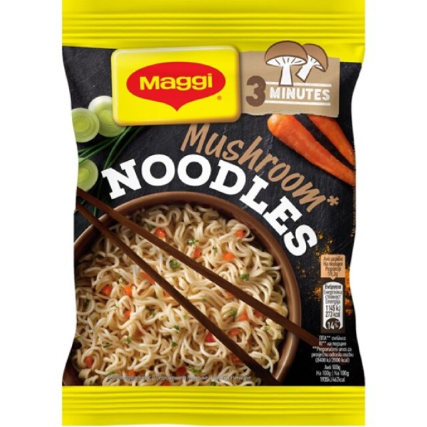 Maggi Στιγμιαία Noodles Μανιταριών 