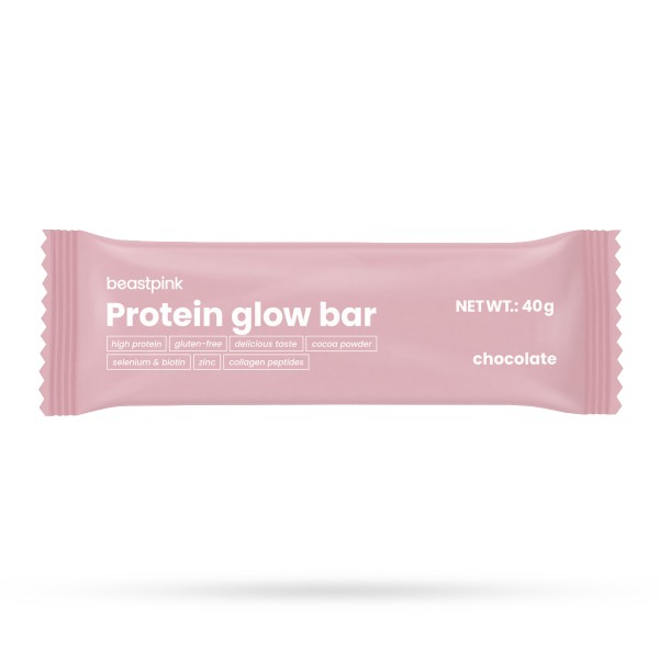 Πρωτεϊνική Μπάρα Glow Bar με Γεύση Σοκολάτα 40gr