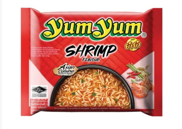 Instant Noodles με Γαρίδα
