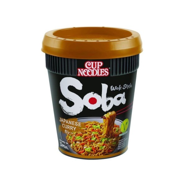 Soba Noodles Cup Ιαπωνικό Κάρυ