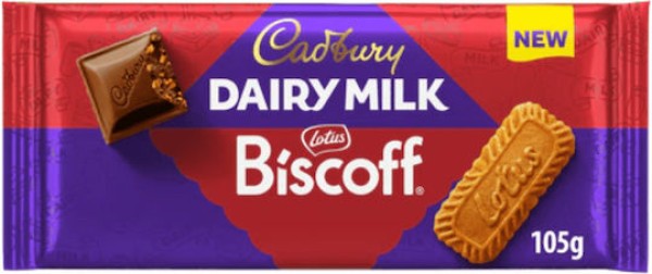 Cadbury Σοκολάτα Γάλακτος Lotus Biscoff