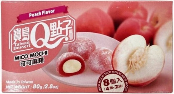 Q Brand Mochi με Γεύση Ροδάκινο