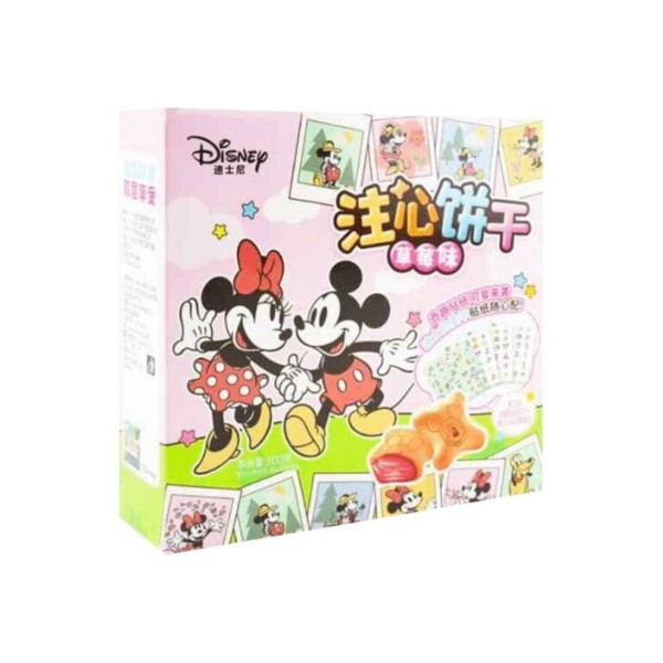 Disney Mickey Mouse Μπισκότα Γεμιστά με Κρέμα Φράουλας