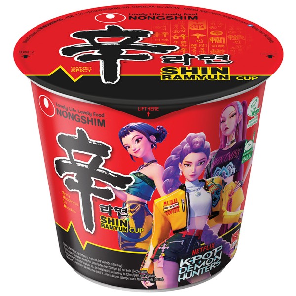 Nongshim Instant Noodles Cup K-POP Demon Hunters