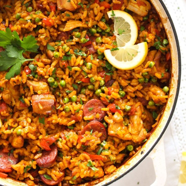 Chicken Paella with Syglino Smoked Pork