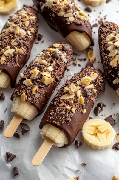 Choco Banana Pops